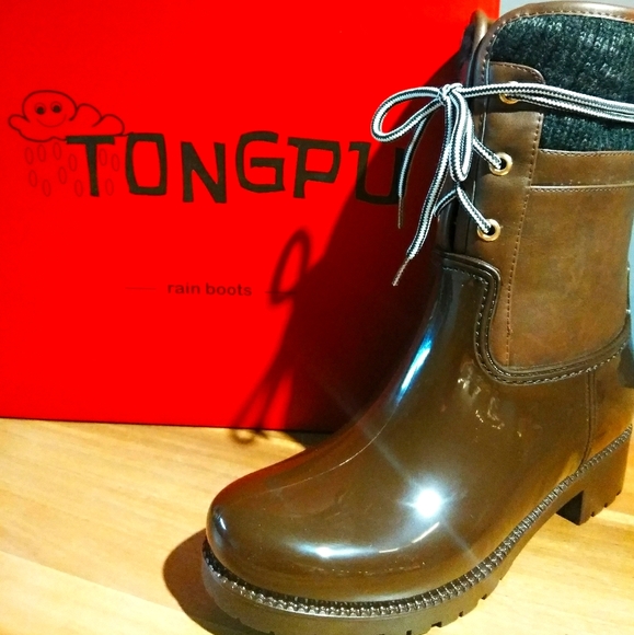 TONGPU Rain Boots ☔ - Picture 1 of 8